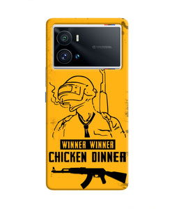 PUBG Chicken Dinner iQOO 9 Pro 5G Real 4D Back Cover