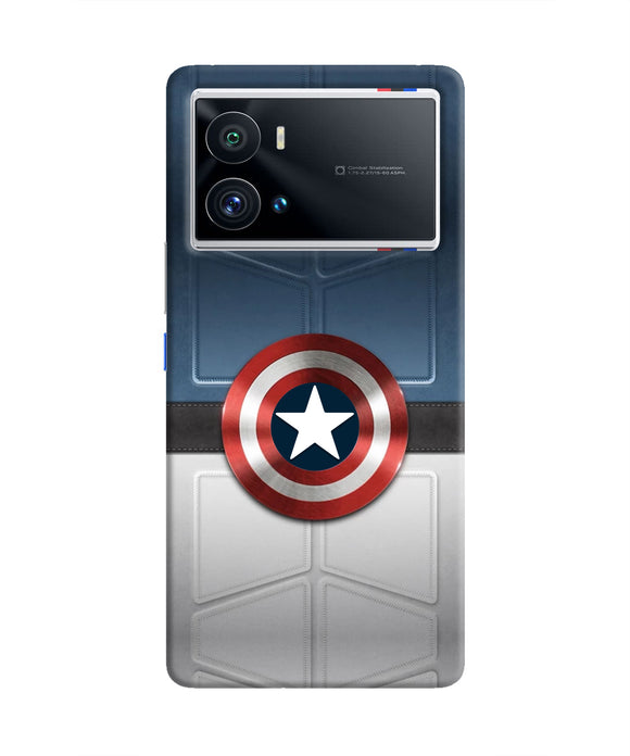 Captain America Suit iQOO 9 Pro 5G Real 4D Back Cover