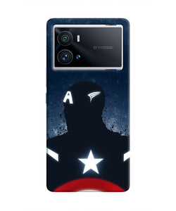 Captain america Shield iQOO 9 Pro 5G Real 4D Back Cover