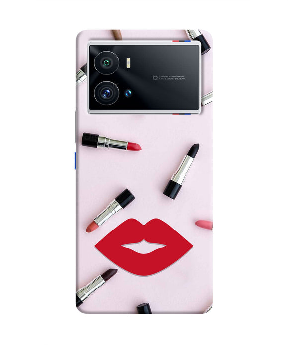 Lips Lipstick Shades iQOO 9 Pro 5G Real 4D Back Cover