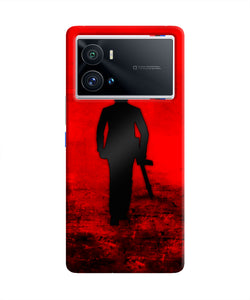 Rocky Bhai with Gun iQOO 9 Pro 5G Real 4D Back Cover