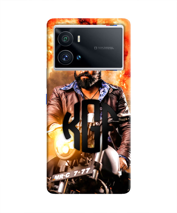 Rocky Bhai on Bike iQOO 9 Pro 5G Real 4D Back Cover