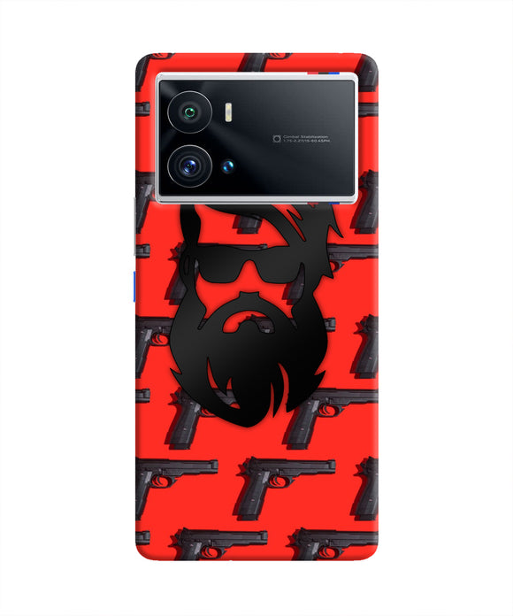 Rocky Bhai Beard Look iQOO 9 Pro 5G Real 4D Back Cover