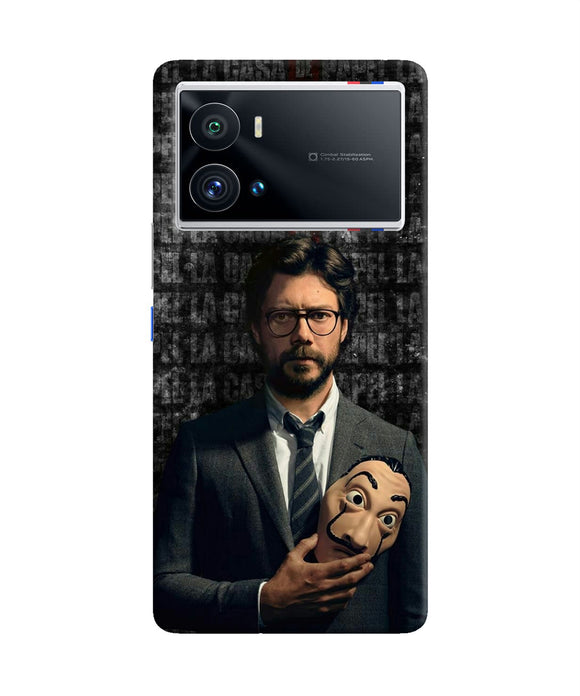 Money Heist Professor with Mask iQOO 9 Pro 5G Back Cover