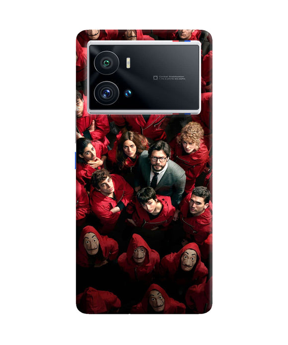 Money Heist Professor with Hostages iQOO 9 Pro 5G Back Cover