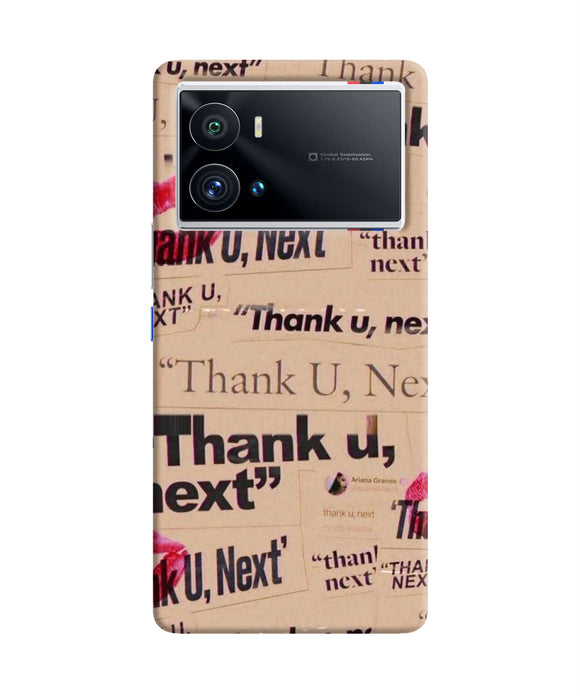 Thank you next iQOO 9 Pro 5G Back Cover