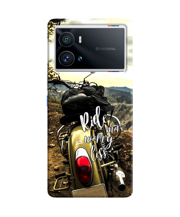 Ride more worry less iQOO 9 Pro 5G Back Cover