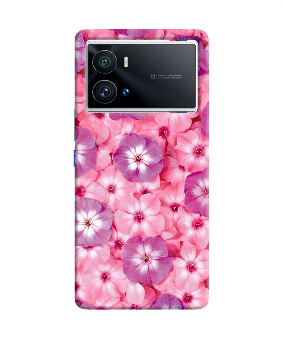 Natural pink flower iQOO 9 Pro 5G Back Cover