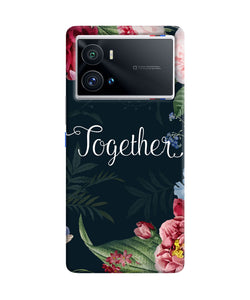 Together flower iQOO 9 Pro 5G Back Cover