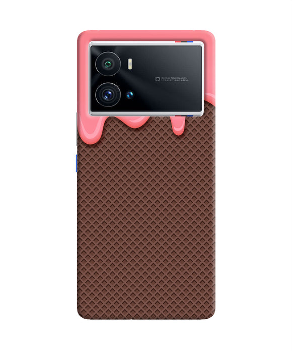 Waffle cream biscuit iQOO 9 Pro 5G Back Cover