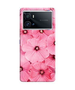 Pink flowers iQOO 9 Pro 5G Back Cover