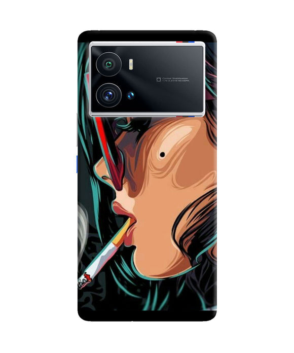 Smoking girl iQOO 9 Pro 5G Back Cover