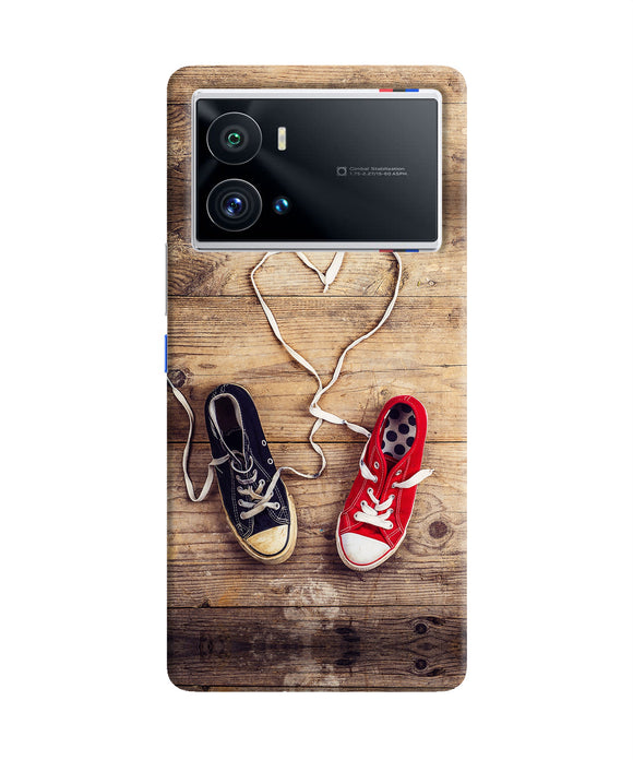 Shoelace heart iQOO 9 Pro 5G Back Cover