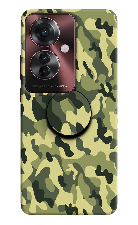 Camouflage Oppo F25 Pro 5G Pop Case