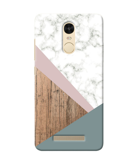 Marble Wood Abstract Redmi Note 3 Back Cover