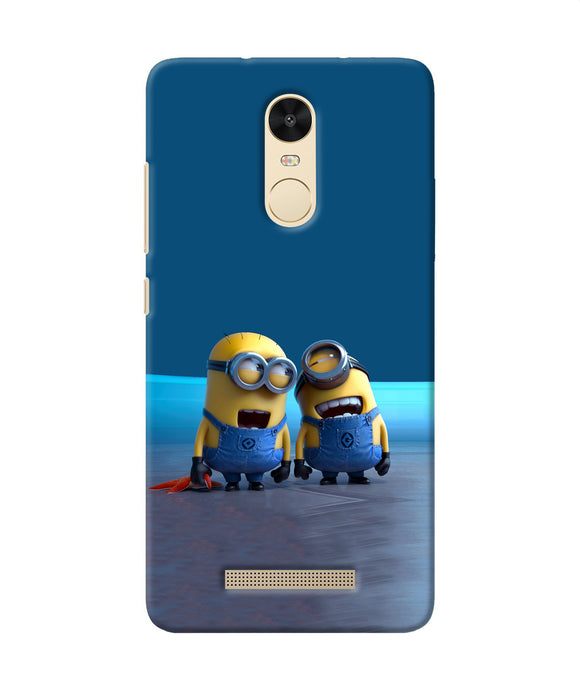 Minion Laughing Redmi Note 3 Back Cover