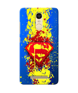 Superman Logo Redmi Note 3 Back Cover