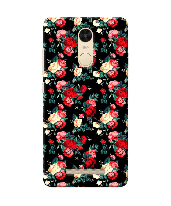 Rose Pattern Redmi Note 3 Back Cover