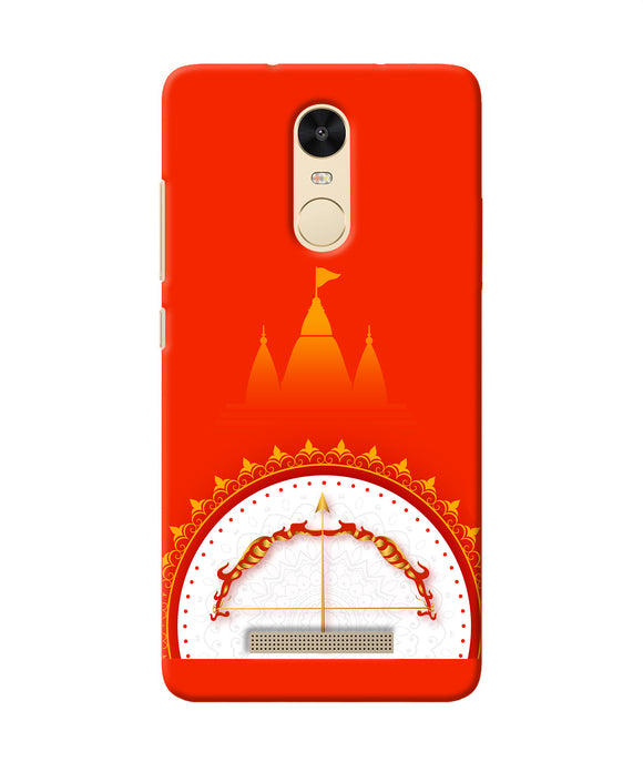 Ram Mandir Bow Arrow Redmi Note 3 Back Cover