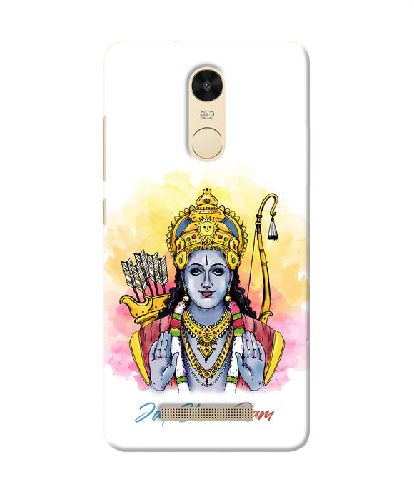 Jay Shree Ram Redmi Note 3 Back Cover