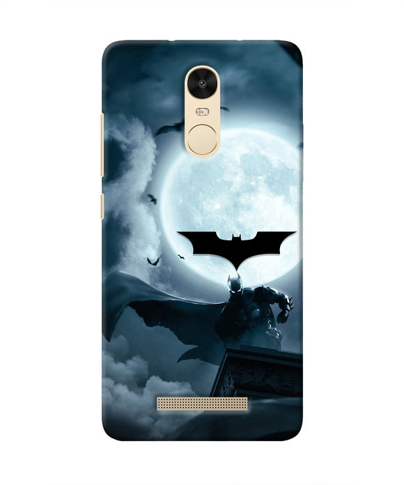 Batman Rises Redmi Note 3 Real 4D Back Cover