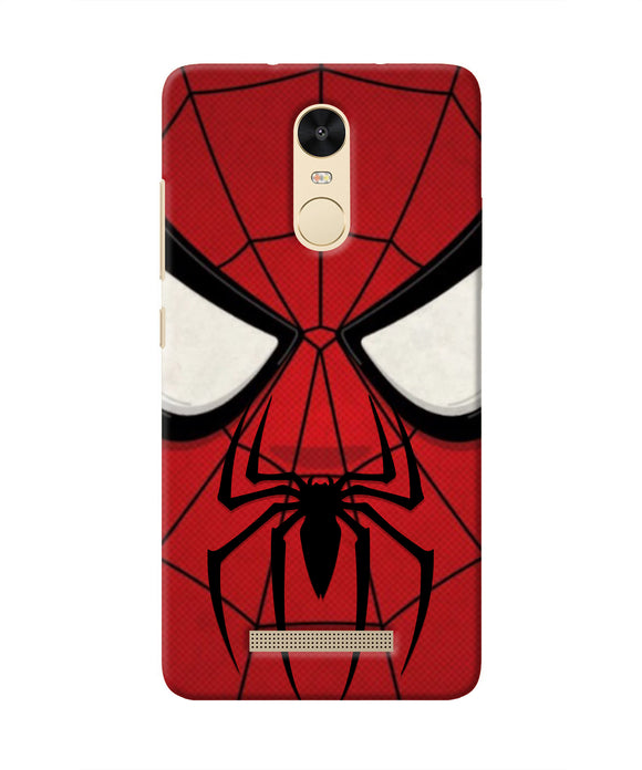 Spiderman Face Redmi Note 3 Real 4D Back Cover