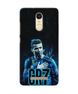 Christiano Ronaldo Blue Redmi Note 3 Real 4D Back Cover