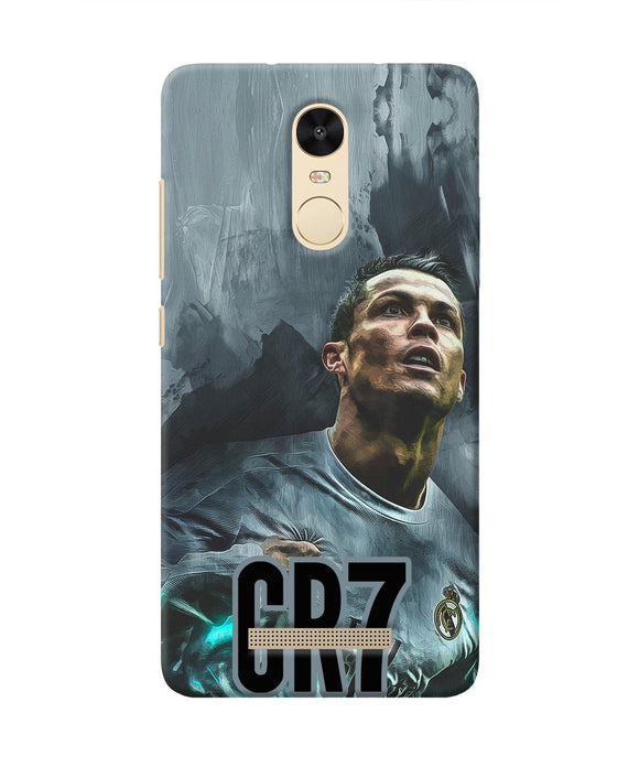 Christiano Ronaldo Grey Redmi Note 3 Real 4D Back Cover