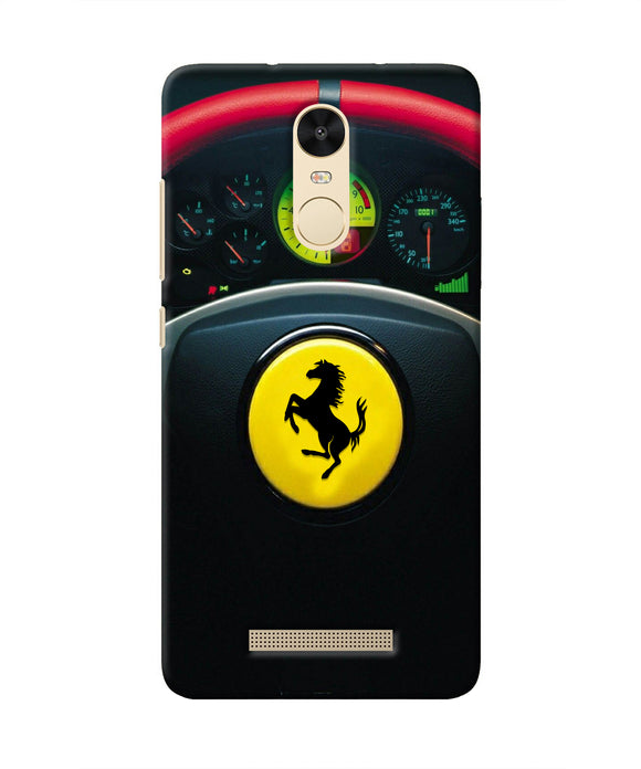 Ferrari Steeriing Wheel Redmi Note 3 Real 4D Back Cover