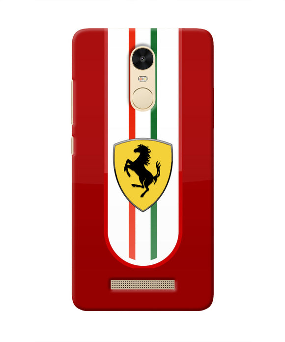Ferrari Art Redmi Note 3 Real 4D Back Cover