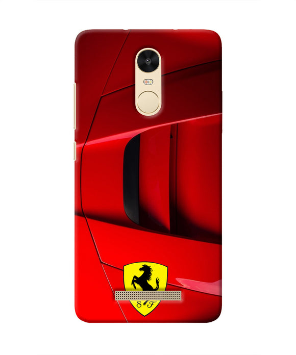 Ferrari Car Redmi Note 3 Real 4D Back Cover