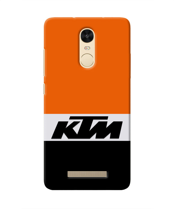 KTM Colorblock Redmi Note 3 Real 4D Back Cover