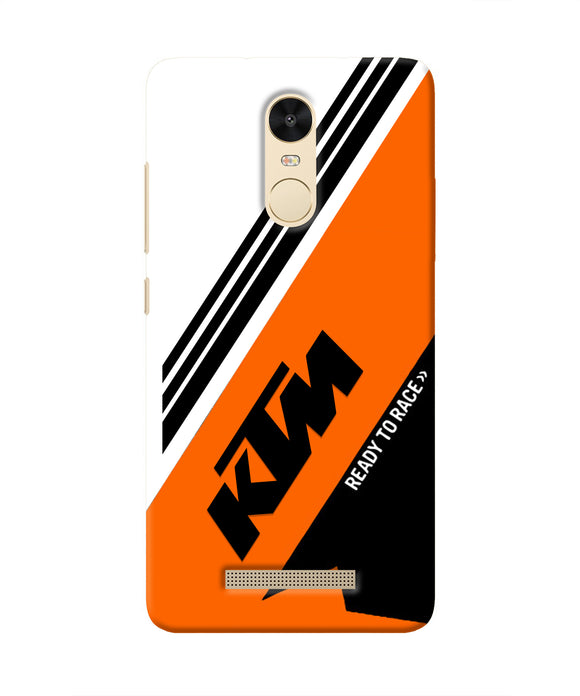 KTM Abstract Redmi Note 3 Real 4D Back Cover