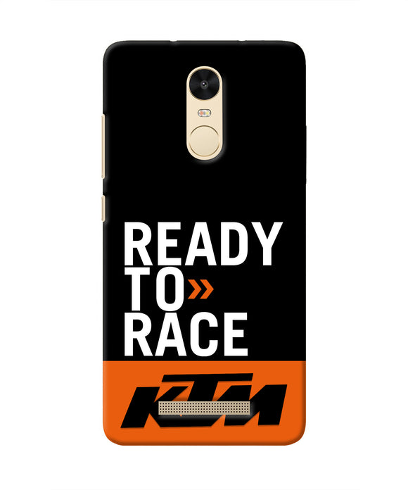 KTM Ready To Race Redmi Note 3 Real 4D Back Cover