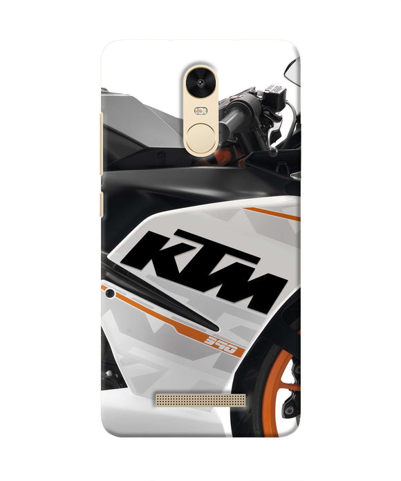 KTM Bike Redmi Note 3 Real 4D Back Cover