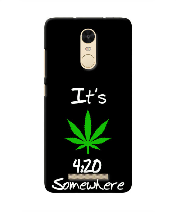 Weed Quote Redmi Note 3 Real 4D Back Cover