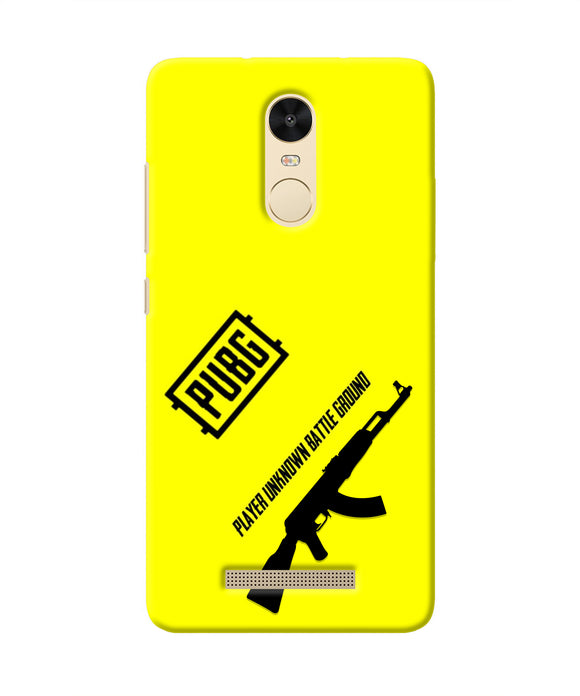 PUBG AKM Gun Redmi Note 3 Real 4D Back Cover