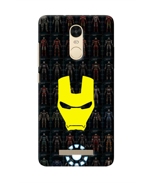 Iron Man Suit Redmi Note 3 Real 4D Back Cover