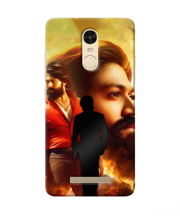 Rocky Bhai Walk Redmi Note 3 Real 4D Back Cover