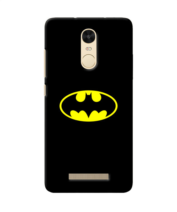 Batman Last Knight Print Black Redmi Note 3 Back Cover