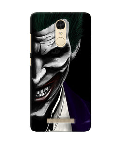 The Joker Black Redmi Note 3 Back Cover