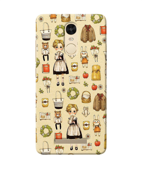 Canvas Girl Print Redmi Note 3 Back Cover