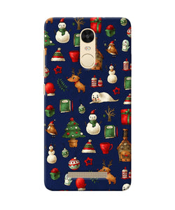Canvas Christmas Print Redmi Note 3 Back Cover