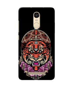 Abstract Tiger Redmi Note 3 Back Cover