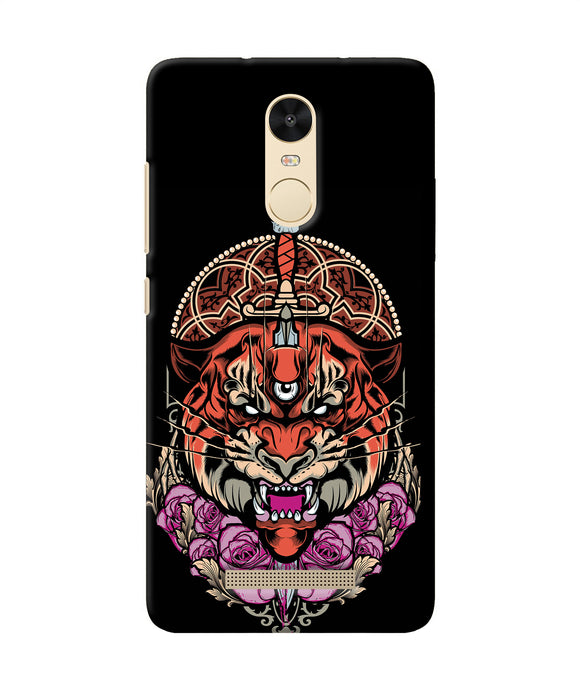 Abstract Tiger Redmi Note 3 Back Cover