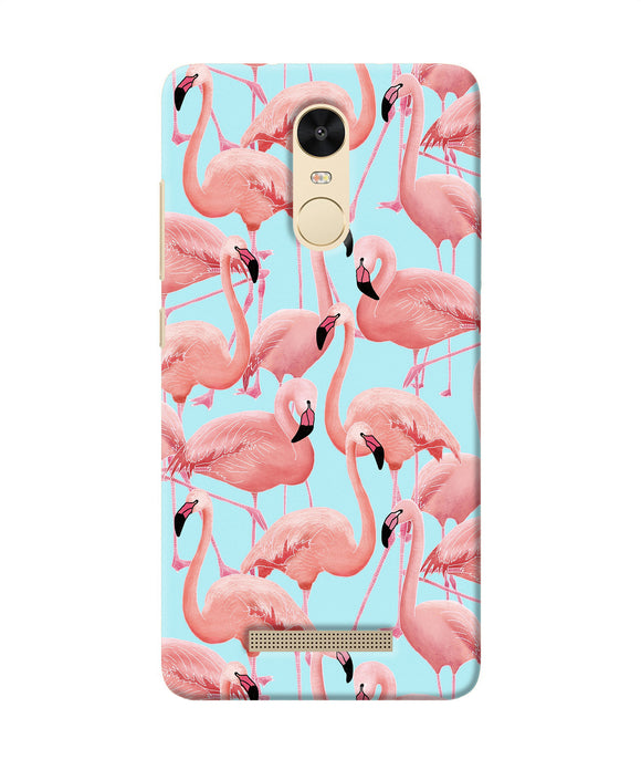 Abstract Sheer Bird Print Redmi Note 3 Back Cover