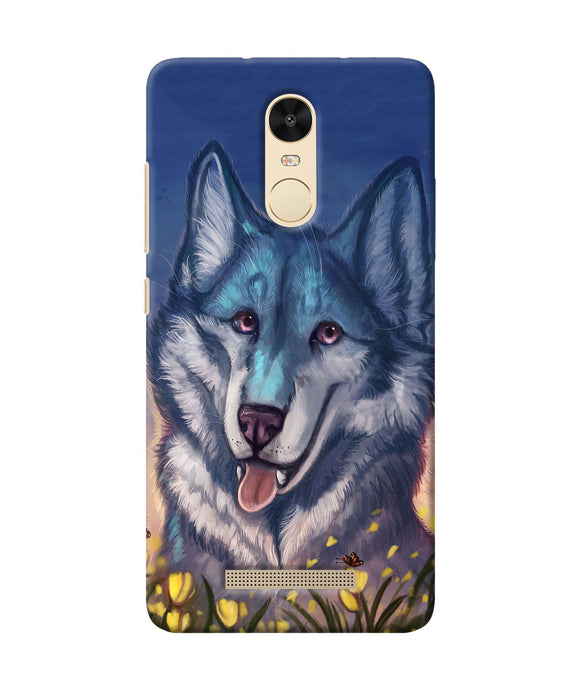 Cute Wolf Redmi Note 3 Back Cover