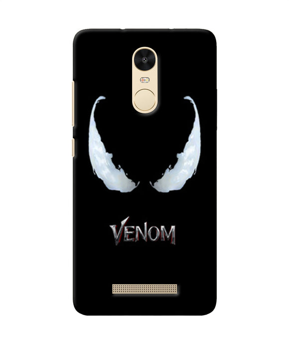 Venom Poster Redmi Note 3 Back Cover