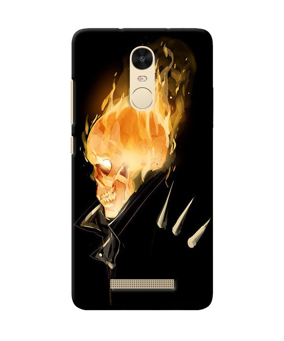 Burning Ghost Rider Redmi Note 3 Back Cover