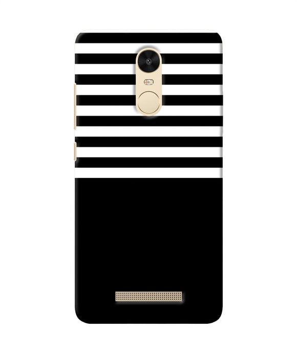 Black And White Print Redmi Note 3 Back Cover